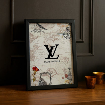 Cadre photo Louis Vuitton - Map