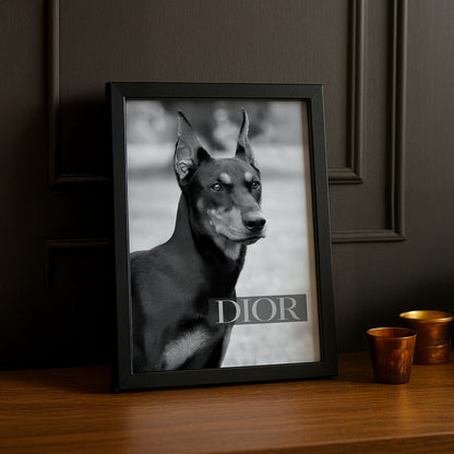 Cadre photo Dior Dog