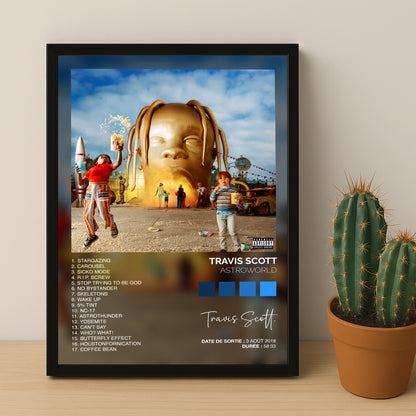 Poster Travis Scott - Album Astroworld