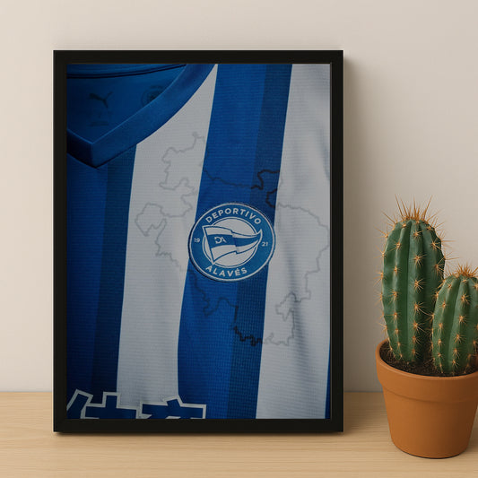 Cadre photo - Maillot Alaves 25-26