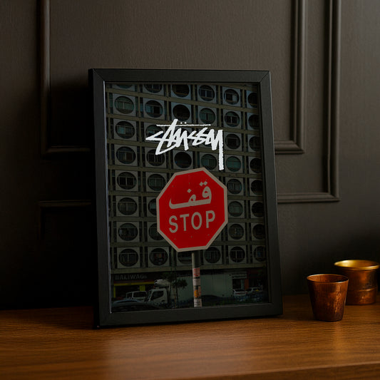 Cadre photo Stüssy - Panneau Stop
