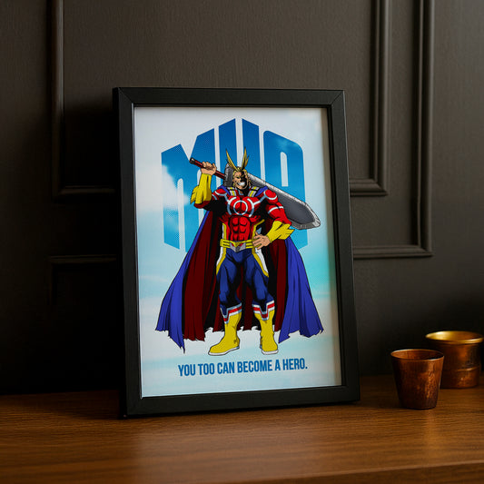 Cadre Photo My Hero Academia - All Might Be a Hero