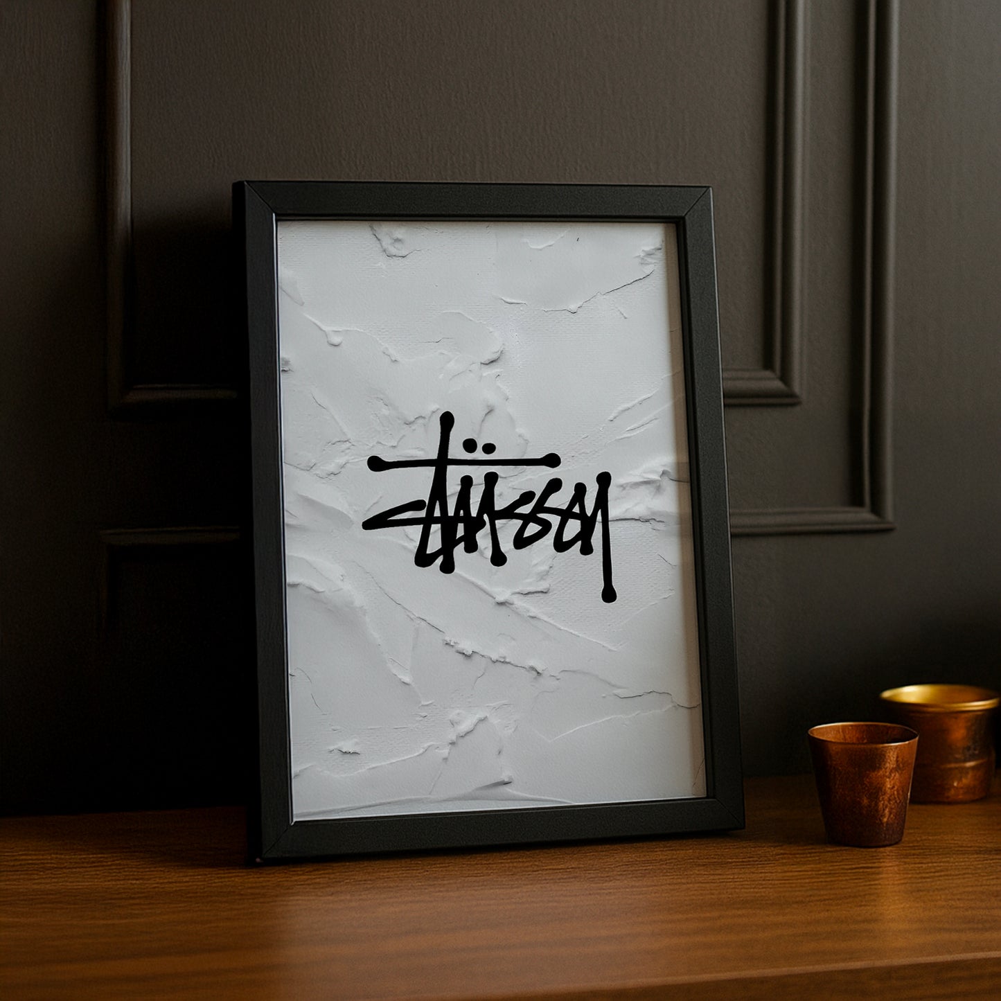 Cadre photo Stüssy peinture