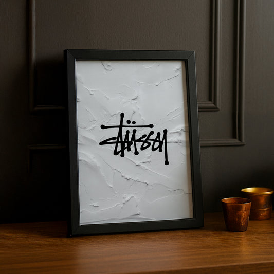 Cadre photo Stüssy peinture