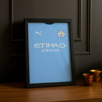 Cadre photo Maillot de Manchester City domicile