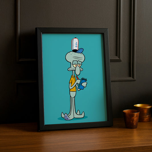 Cadre Photo Bob L'Éponge - Carlo Tentacule Note