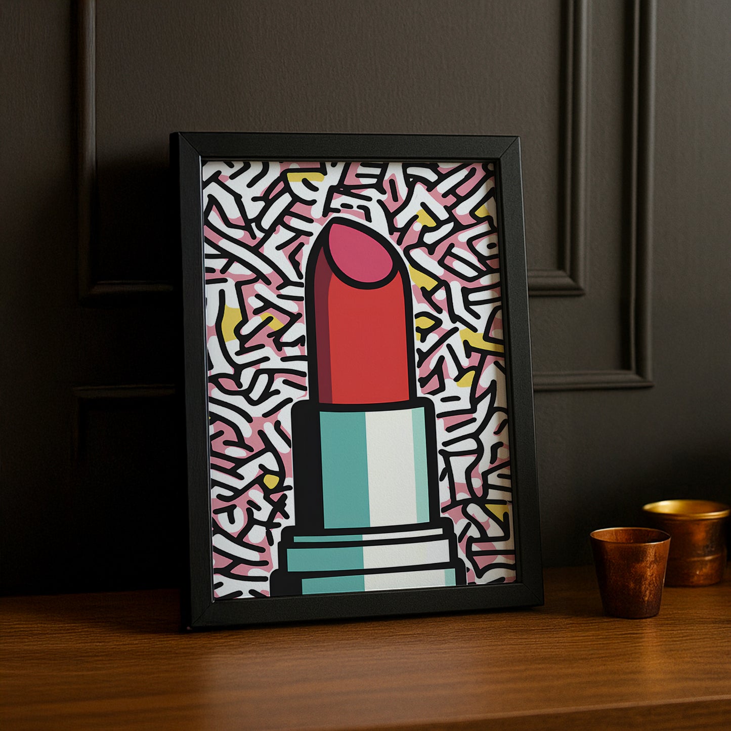 Cadre photo Keith Haring "Gloss"