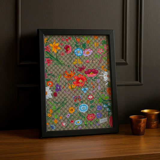 Cadre Photo Gucci - Monogram Flowers