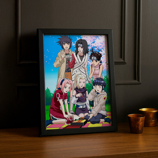 Cadre Photo Naruto - Girls on Picnic