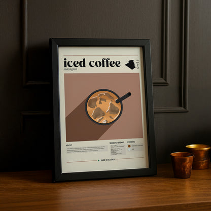 Cadre photo Coffee Lover - Iced Coffee