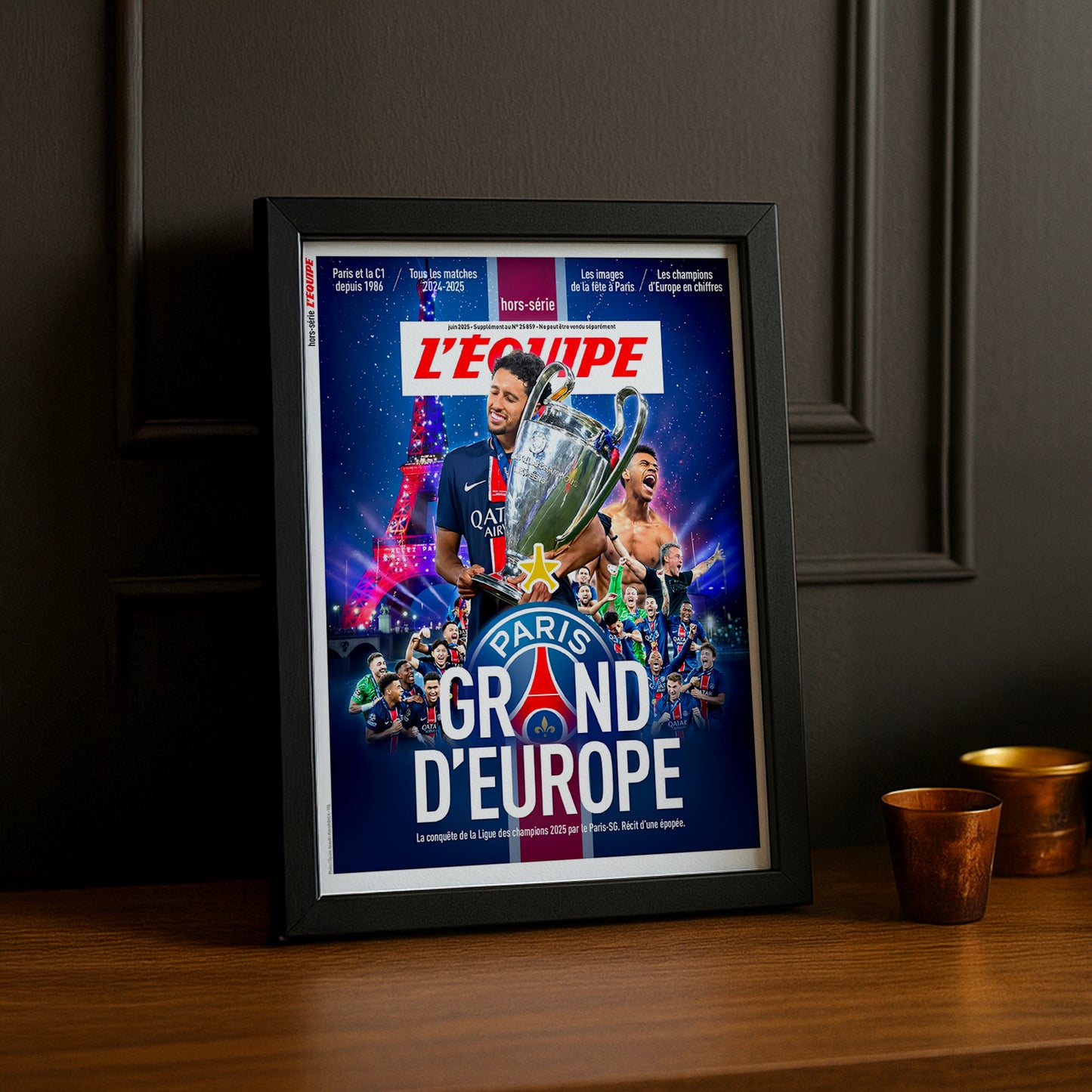 Cadre photo L'Equipe Paris Grand Europe