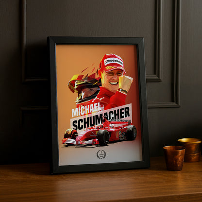 Cadre photo Michael Schumacher Formule 1