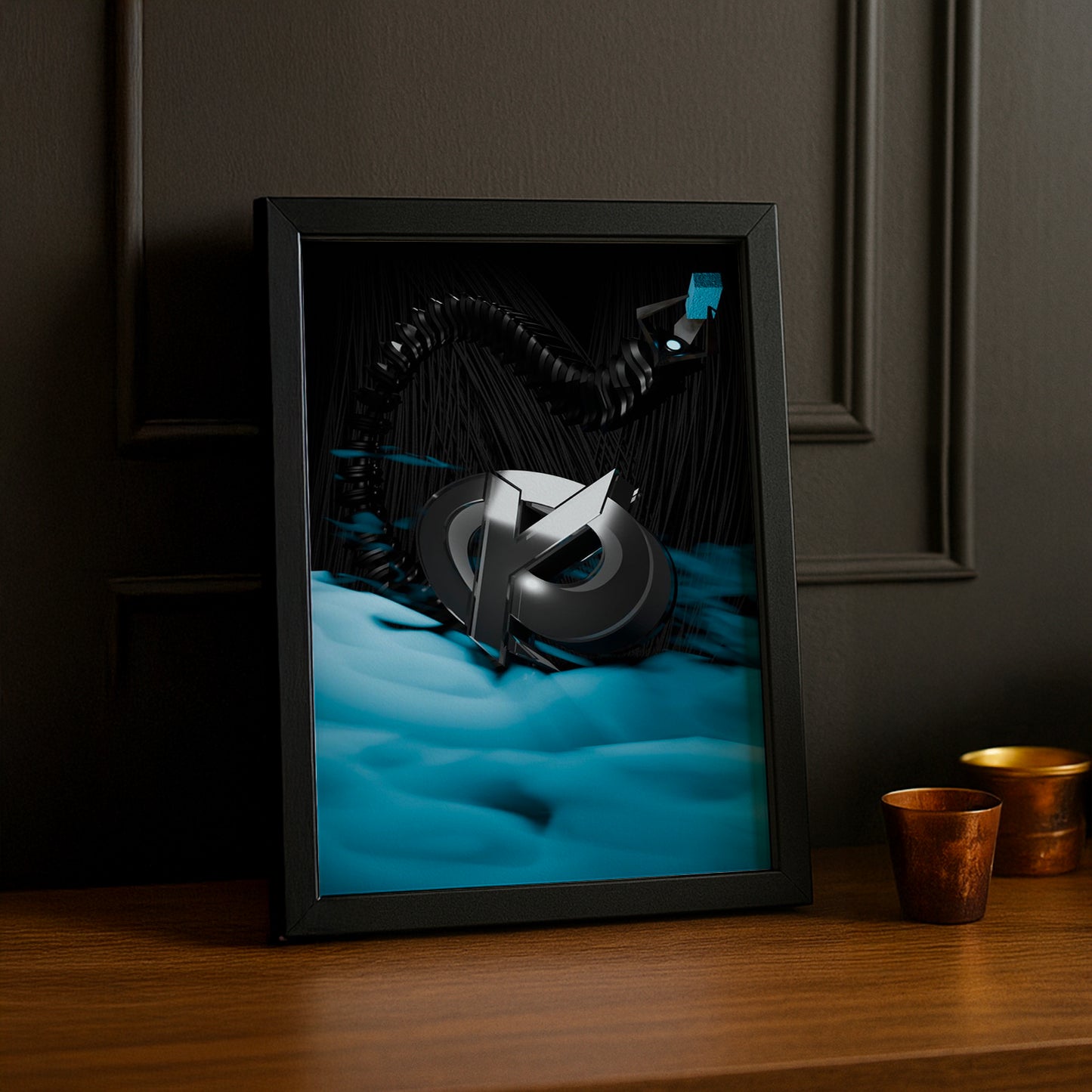 Cadre Photo Karmine Corp - Logo 3D