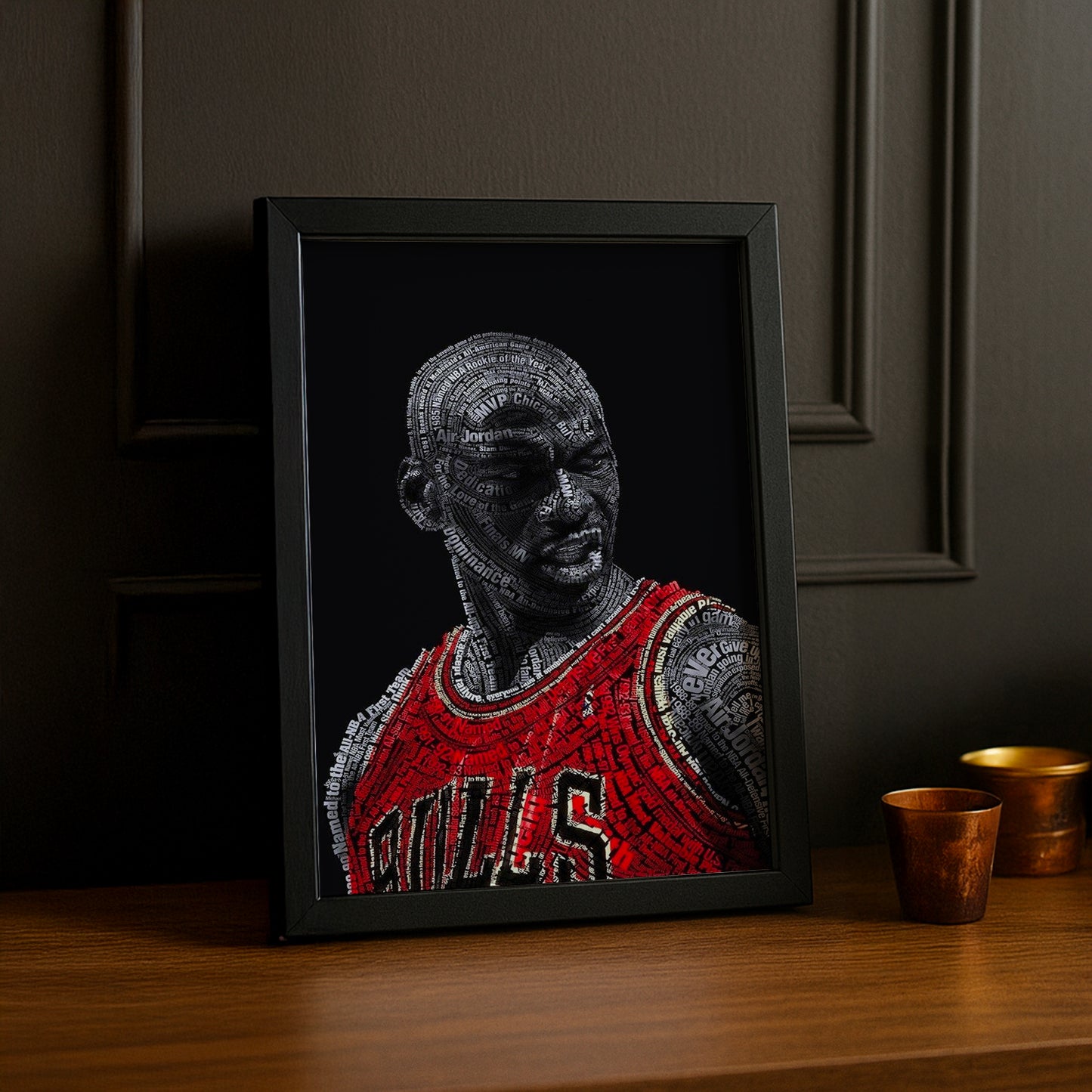 Cadre photo NBA - Michael Jordan Art
