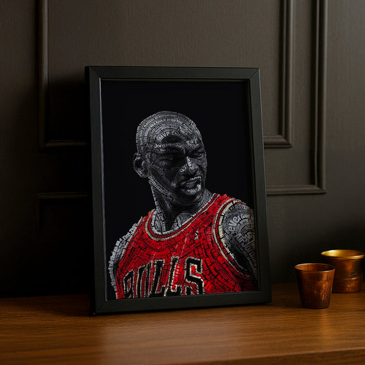 Cadre photo NBA - Michael Jordan Art