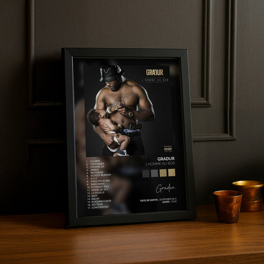 Cadre Photo Album - Gradur L'Homme au Bob