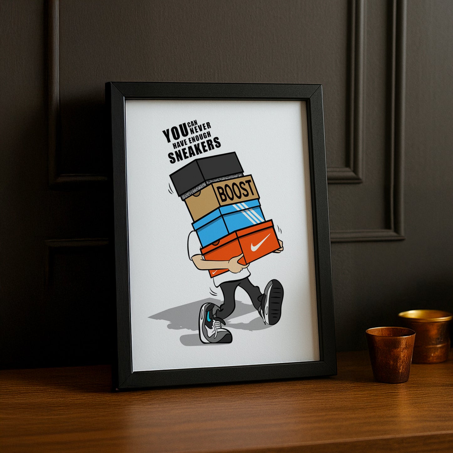 Cadre photo Sneakers addict