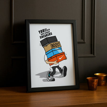 Cadre photo Sneakers addict