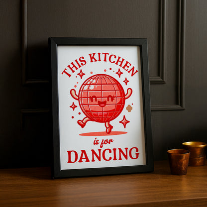 Cadre photo Citation - Kitchen Dancing