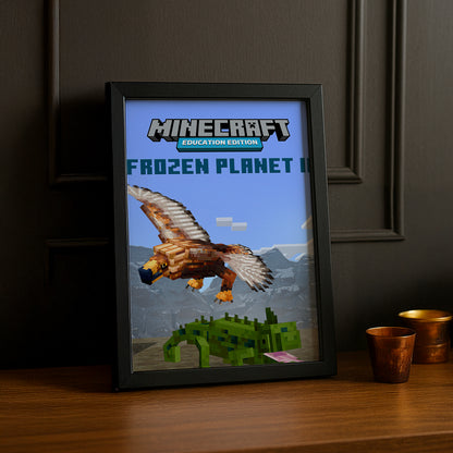 Cadre photo Minecraft - Frozen Planet