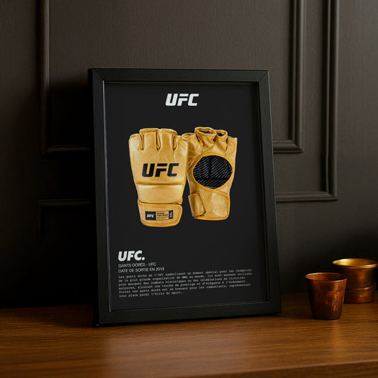 UFC Golden Gloves-Fotorahmen 