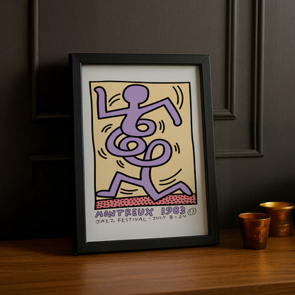 Cadre photo Keith Haring