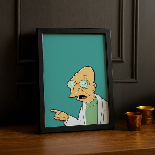 Cadre Photo Futurama - Professeur