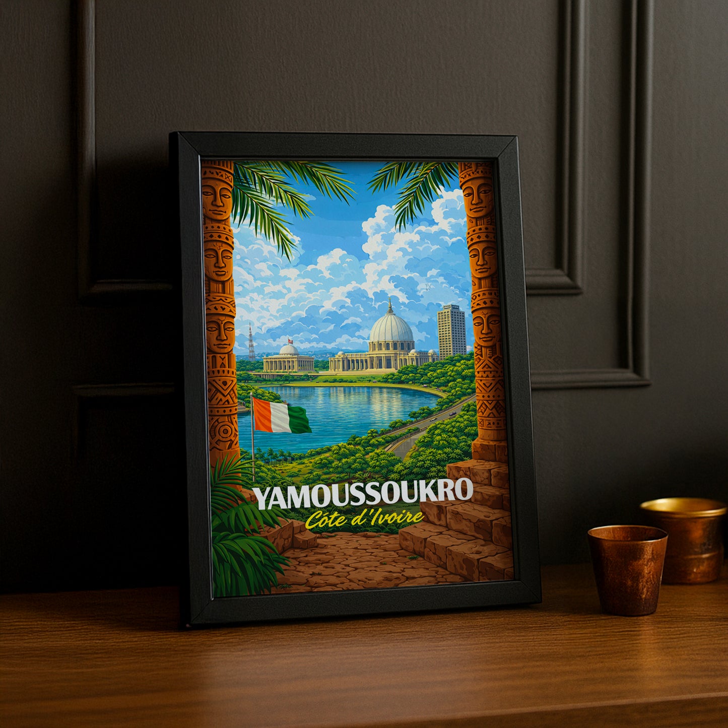 Cadre Photo Afrique - Côte d'Ivoire Yamoussoukro