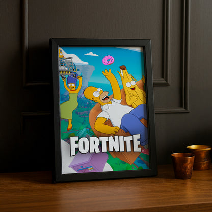 Cadre Photo Fortnite x Simpsons