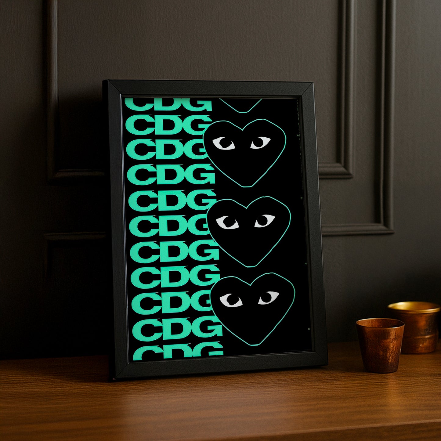 Cadre photo Comme des garçons