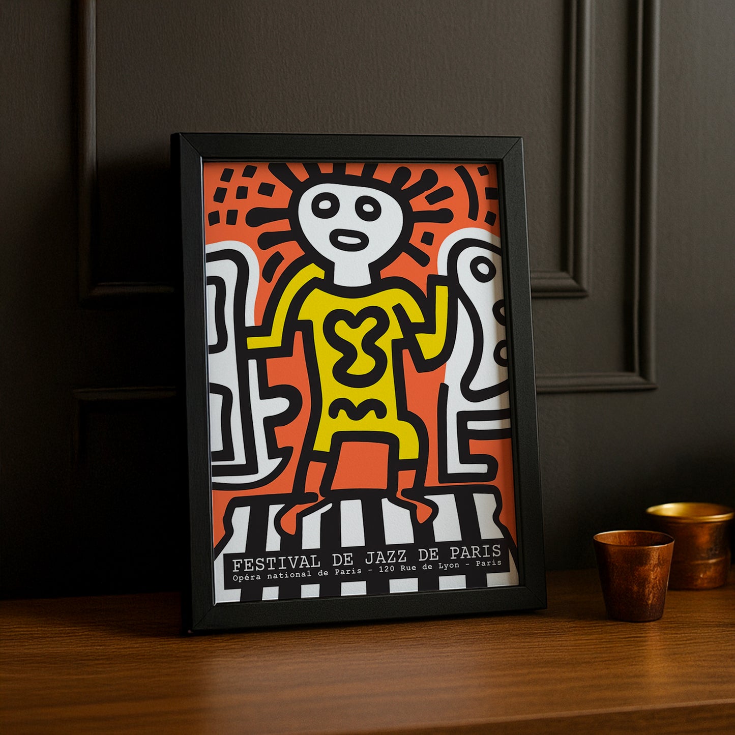 Cadre Photo Keith Haring - Festival de Jazz