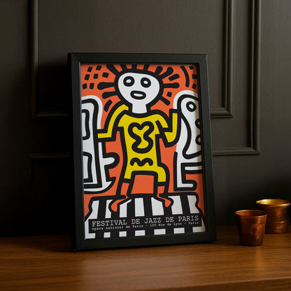 Cadre Photo Keith Haring - Festival de Jazz