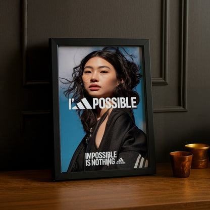 Cadre photo Adidas - Impossible is nothing
