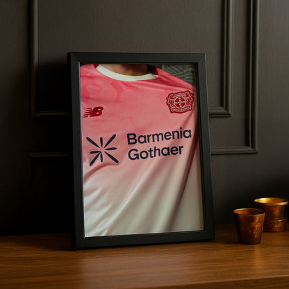 Poster Maillot Football - Bayer Leverkusen Kit 25-26
