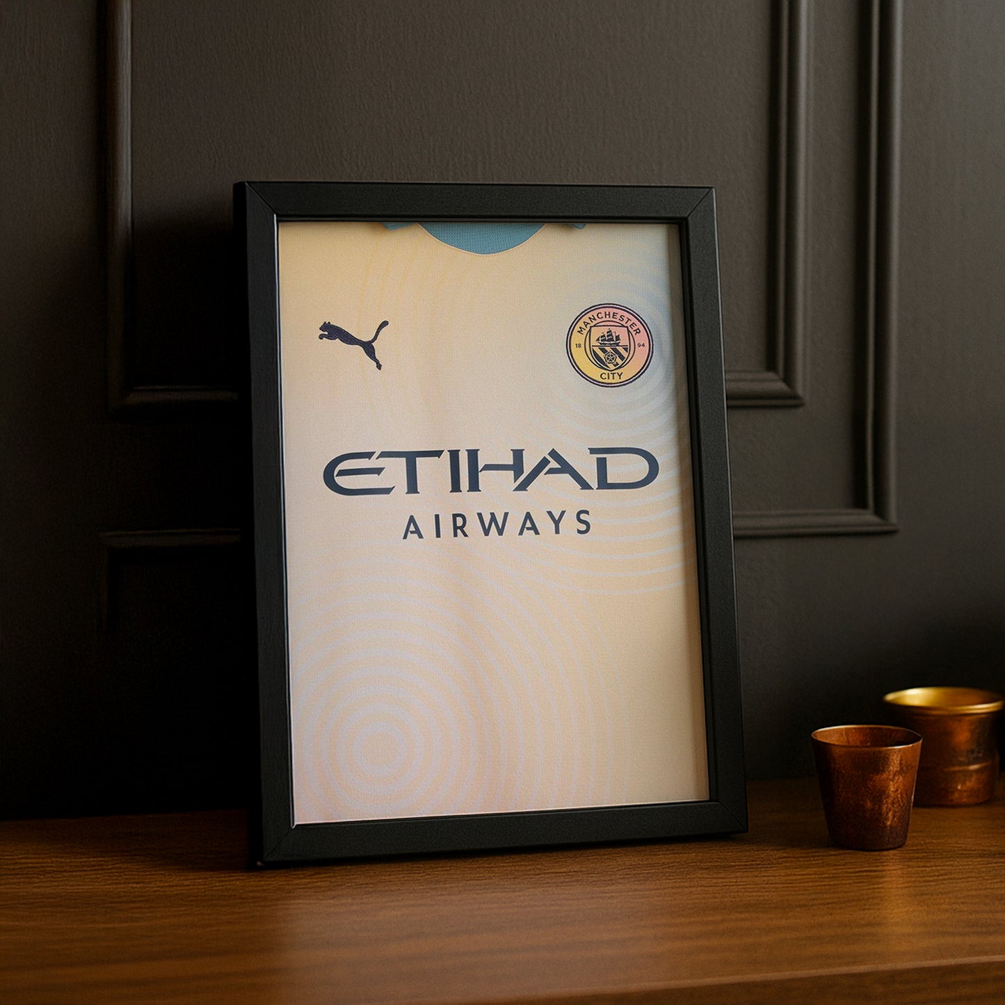 Cadre photo Maillot de Manchester City Fourth