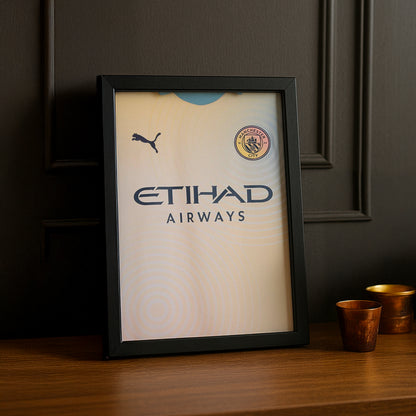 Cadre photo Maillot de Manchester City Fourth