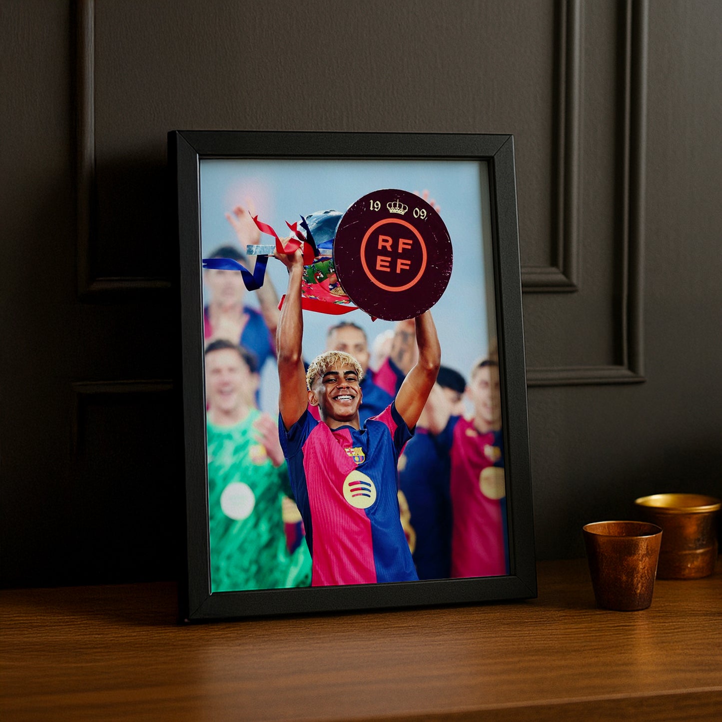 Cadre Photo FC Barcelone - Yamal Trophée