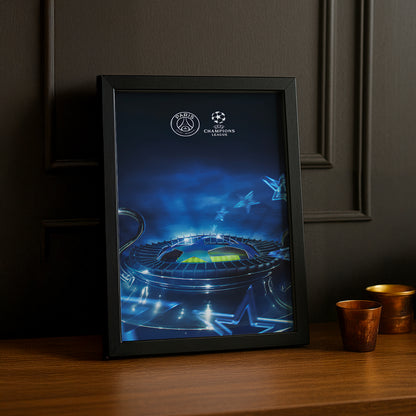 Poster encadrée Paris Saint-Germain - Ligue des Champions