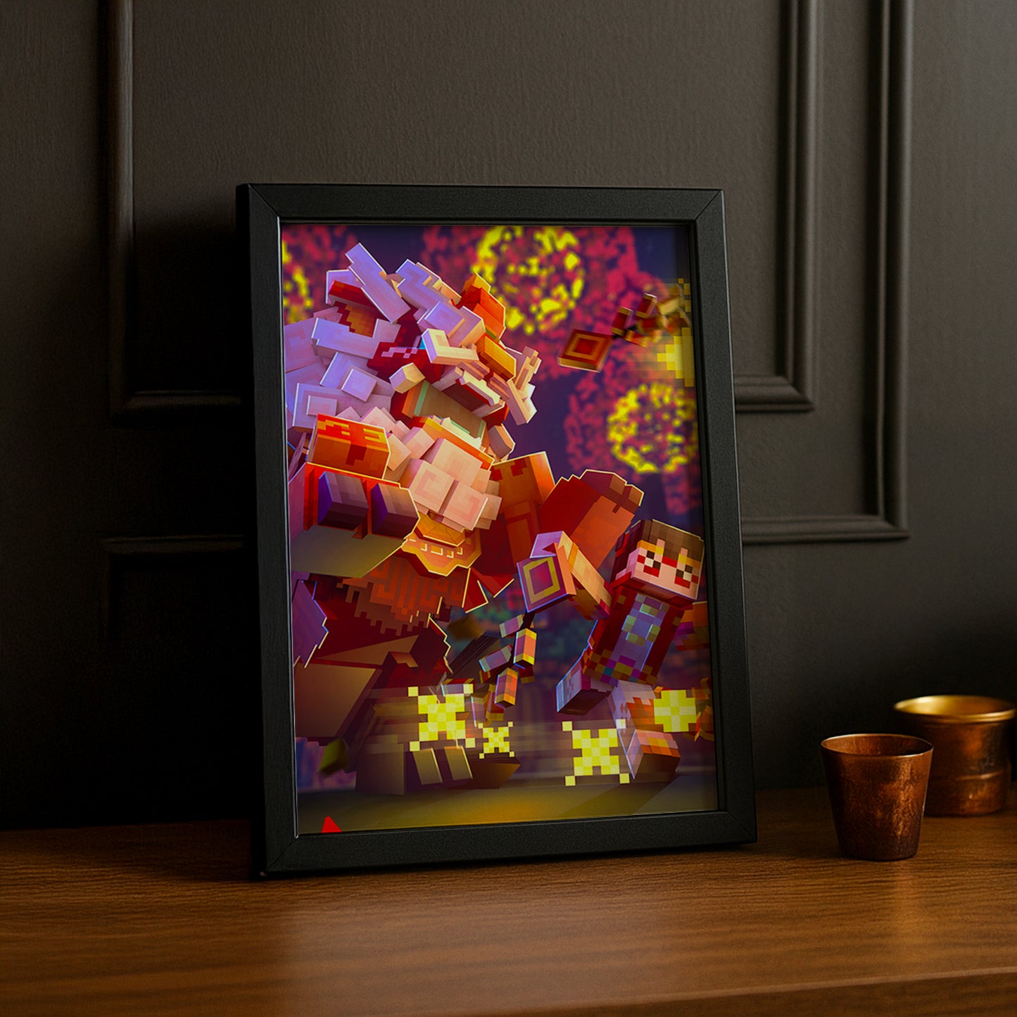 Cadre photo Minecraft - Nouvel an Lunaire