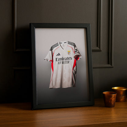 Poster Maillot Football - Benfica 2025-2026