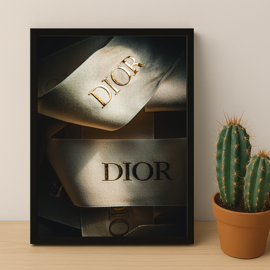 Cadre photo Dior Ruban dorée
