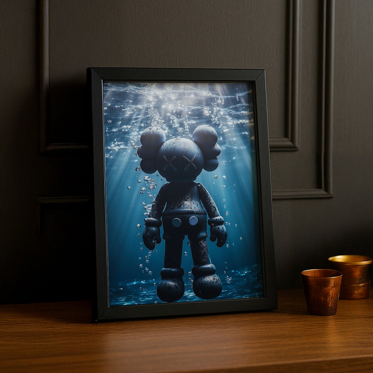 Poster Kaws - Nage