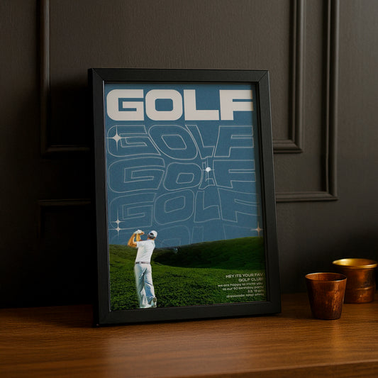 Poster Photo Golf - Aesthetic