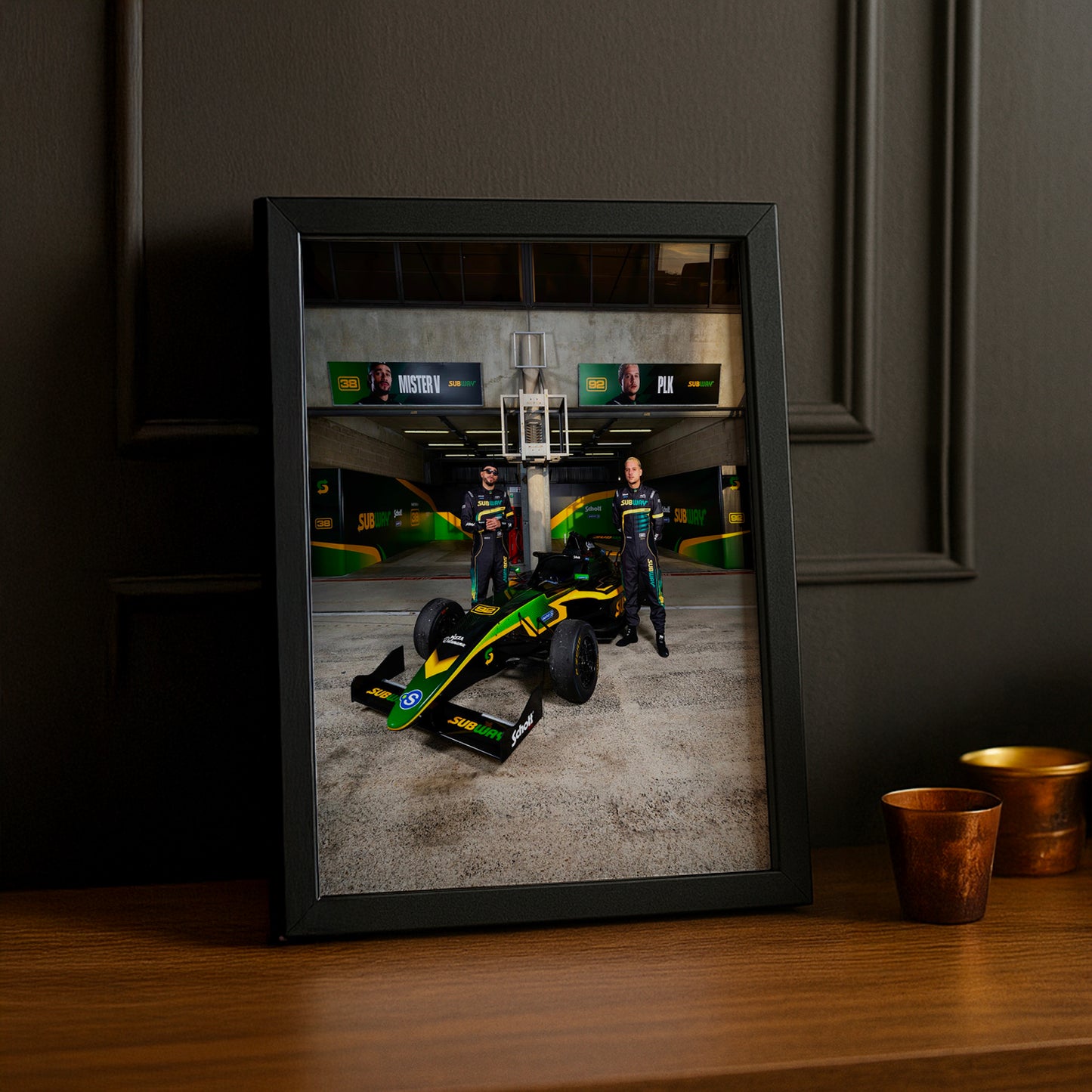 Poster encadrée GP Explorer - Écurie Subway Mister V x PLK