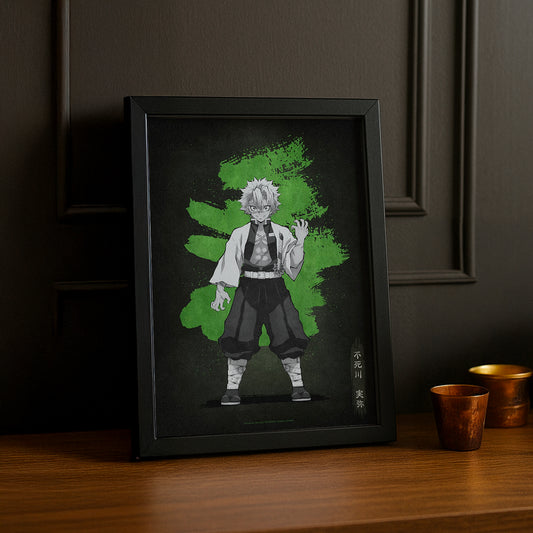 Cadre Photo Demon Slayer - Sanemi Shinazugawa
