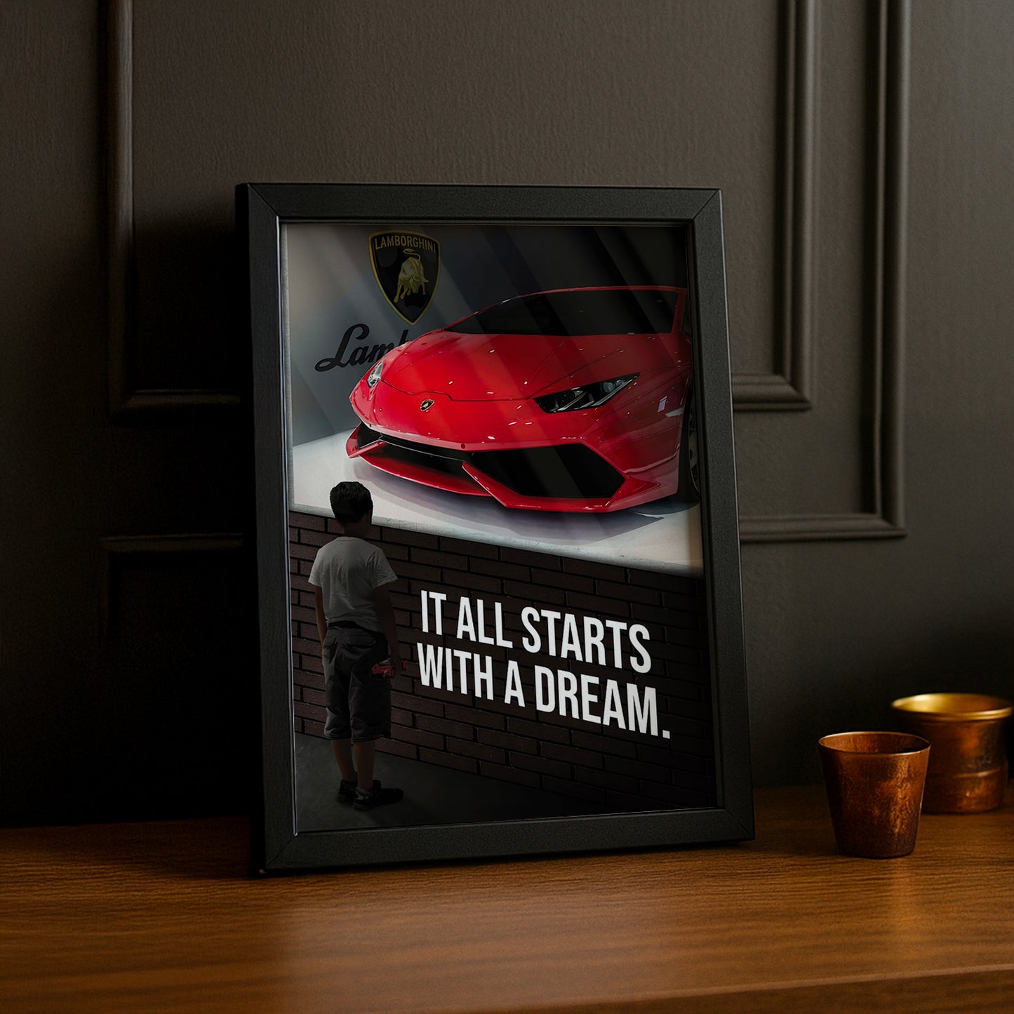 Cadre Photo Motivation - Lamborghini