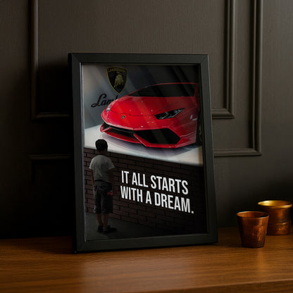 Cadre Photo Motivation - Lamborghini