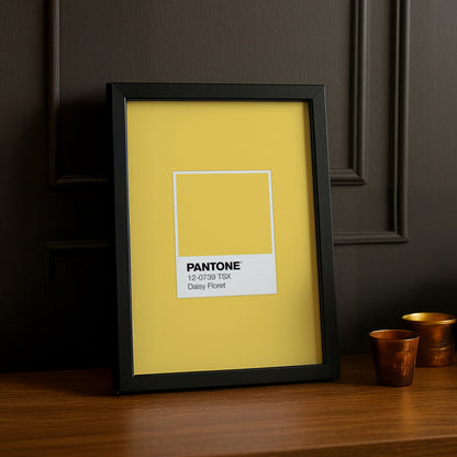 Cadre Photo Pantone Étiquette - Daisy Floret