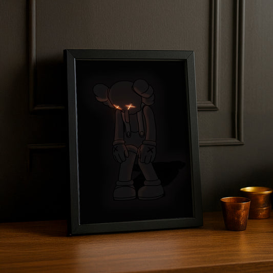 Cadre photo Kaws - Dark Companion