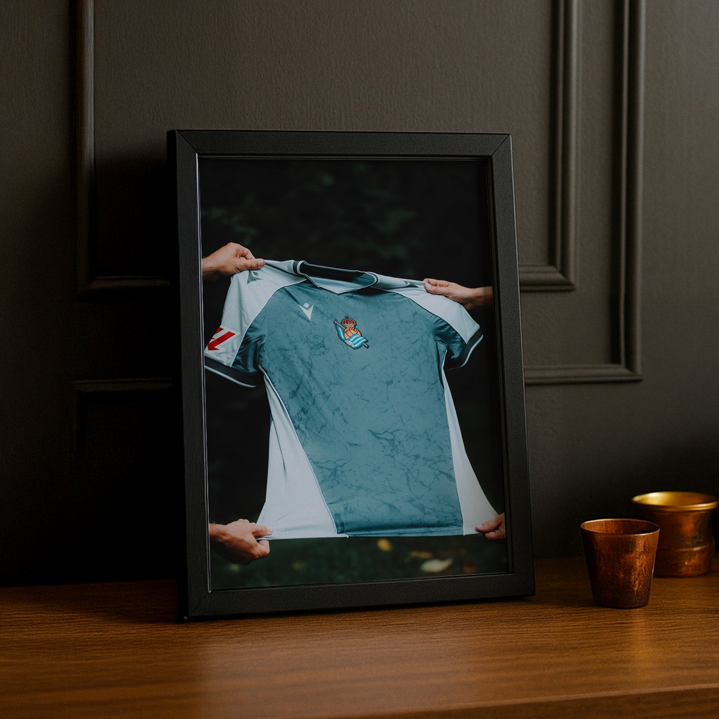 Cadre photo - Maillot Real Sociedad 25-26